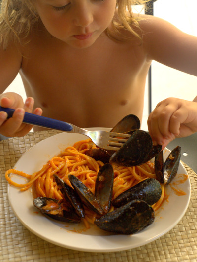 cozze pomodoro e pecorino pn