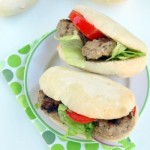panino con polpette di carne e cecipn