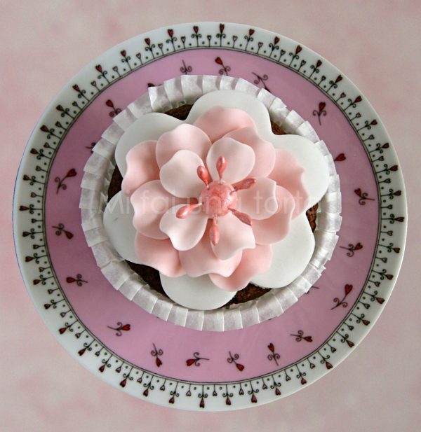 Fiore Di Pasta Di Zucchero Stesso Stampo Altro Fiore